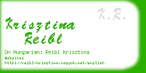 krisztina reibl business card